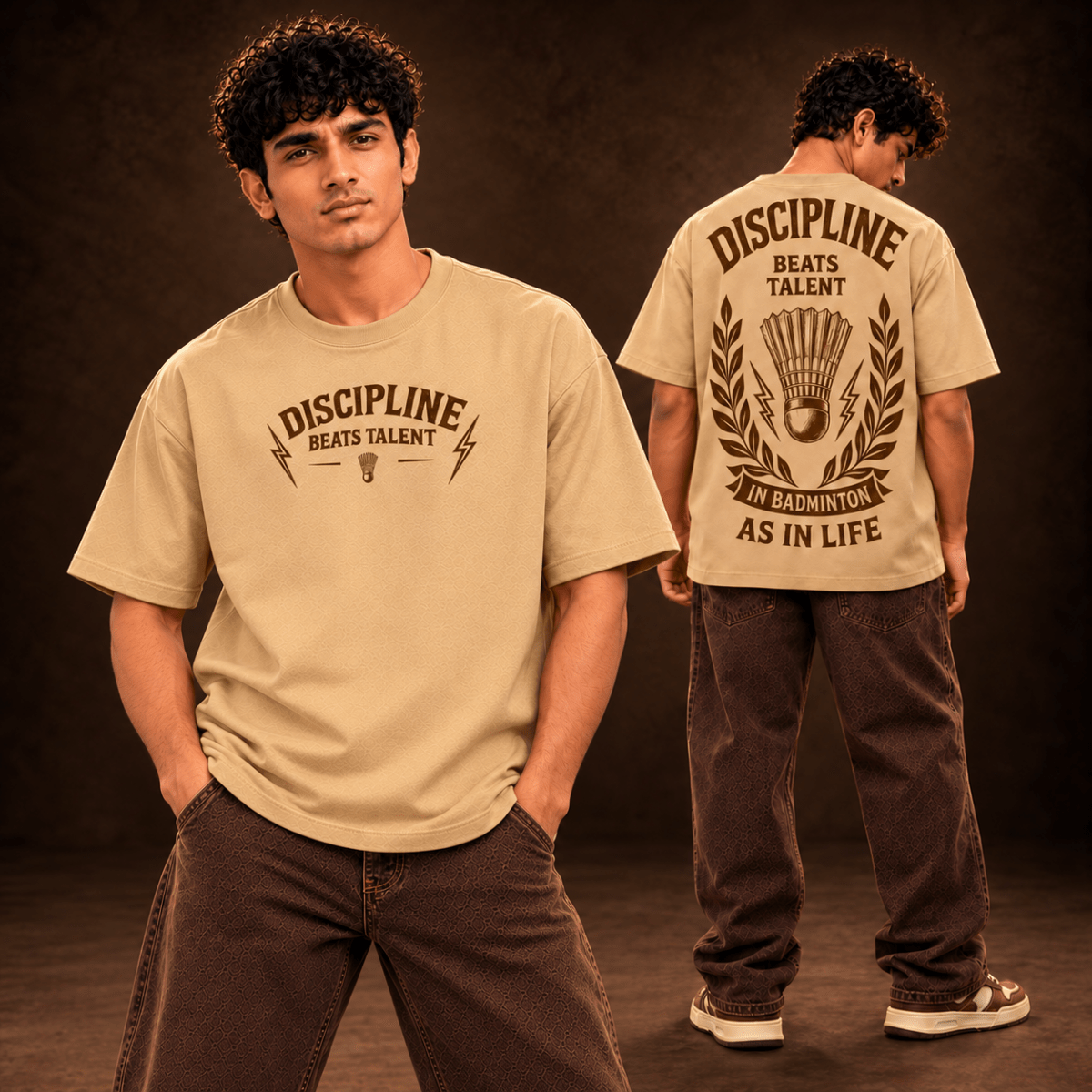 Discipline Code: Oversized Badminton T-Shirt | Oversized | Arteeq