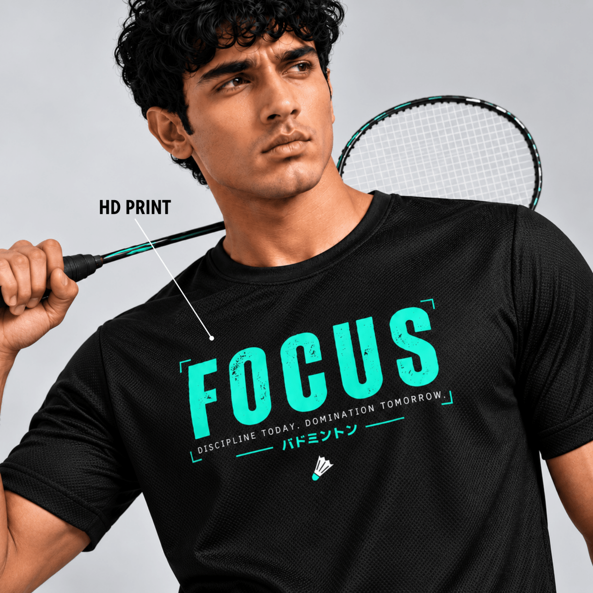 Focus Dominate: Dry-fit Badminton T-Shirt | Dry-fit | Arteeq
