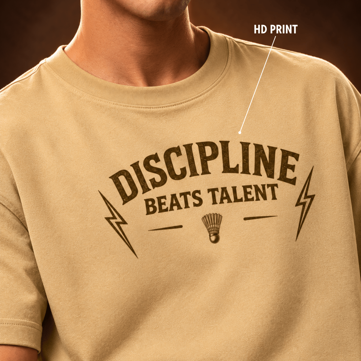Discipline Code: Oversized Badminton T-Shirt | Oversized | Arteeq