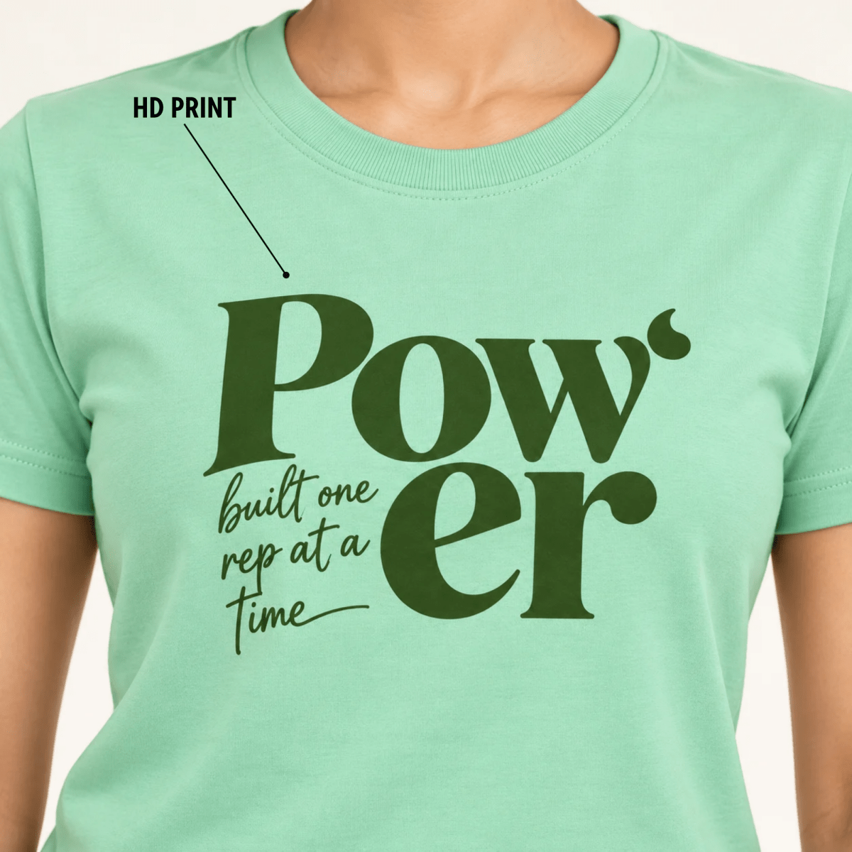 PowHer: Cotton Gym T-Shirt | Cotton | Arteeq