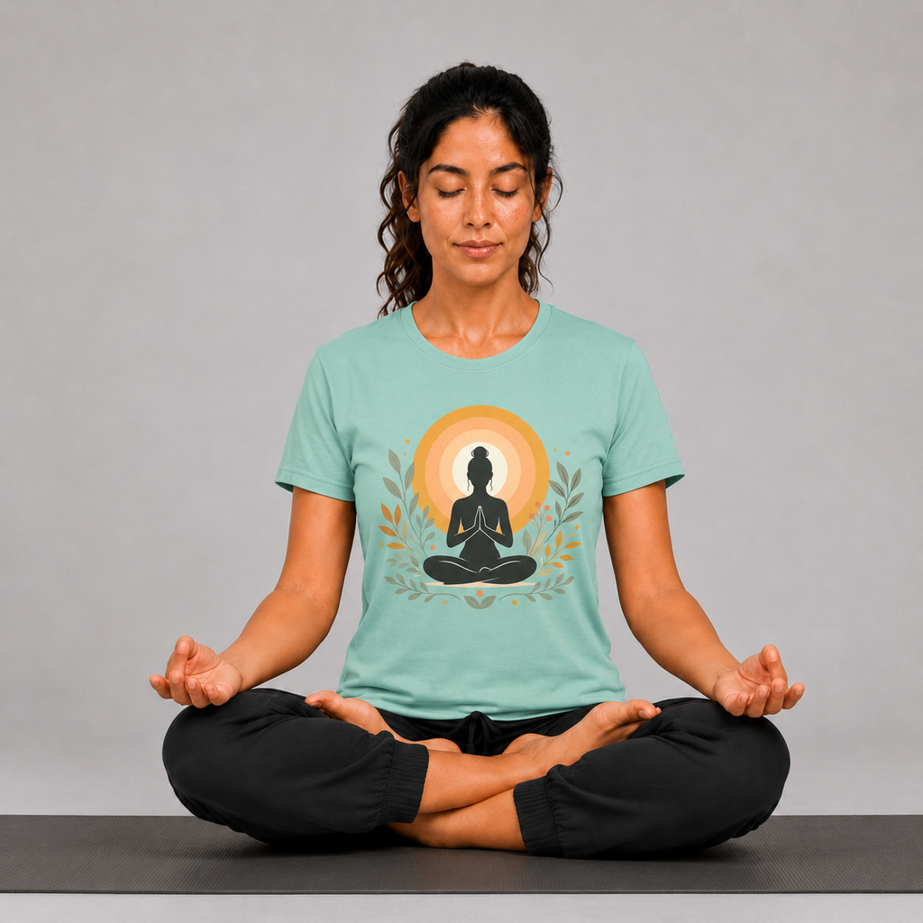 Inner Glow: Cotton Yoga T-Shirt
