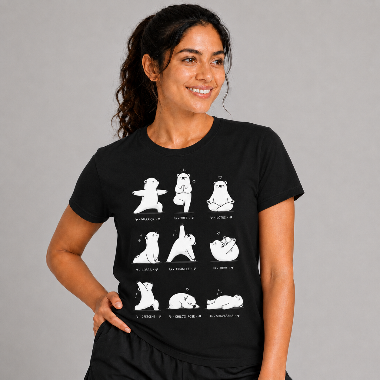 Paws & Poses: Cotton Yoga T-Shirt