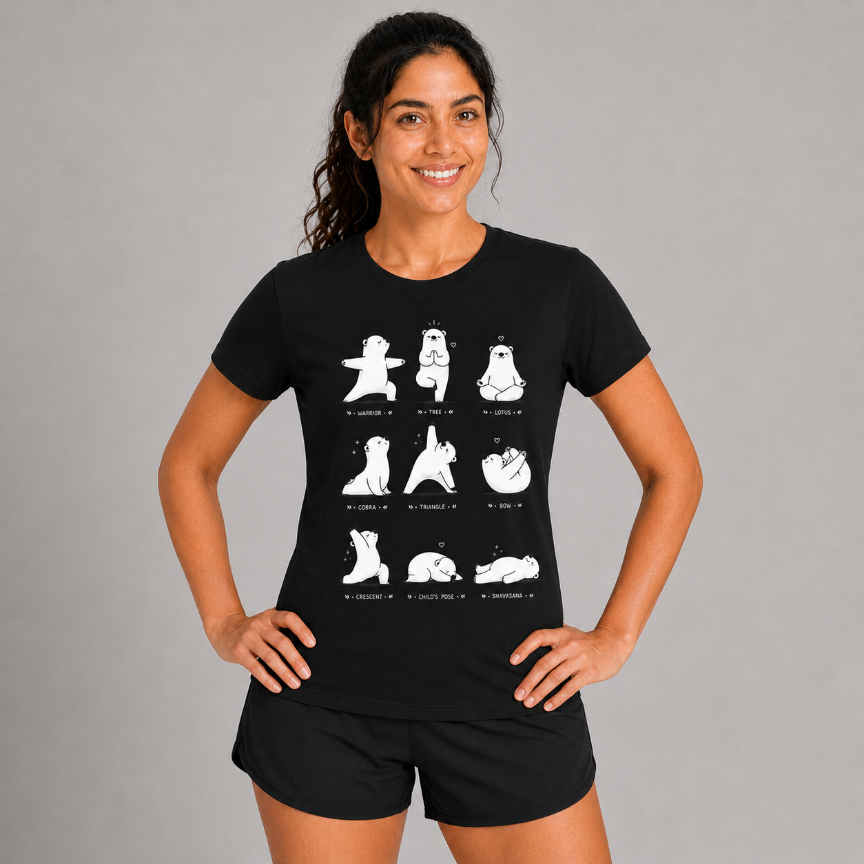 Paws & Poses: Cotton Yoga T-Shirt