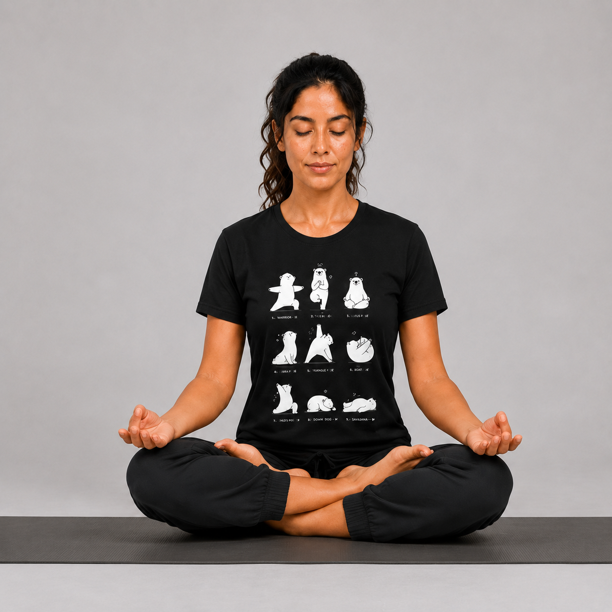 Paws & Poses: Cotton Yoga T-Shirt