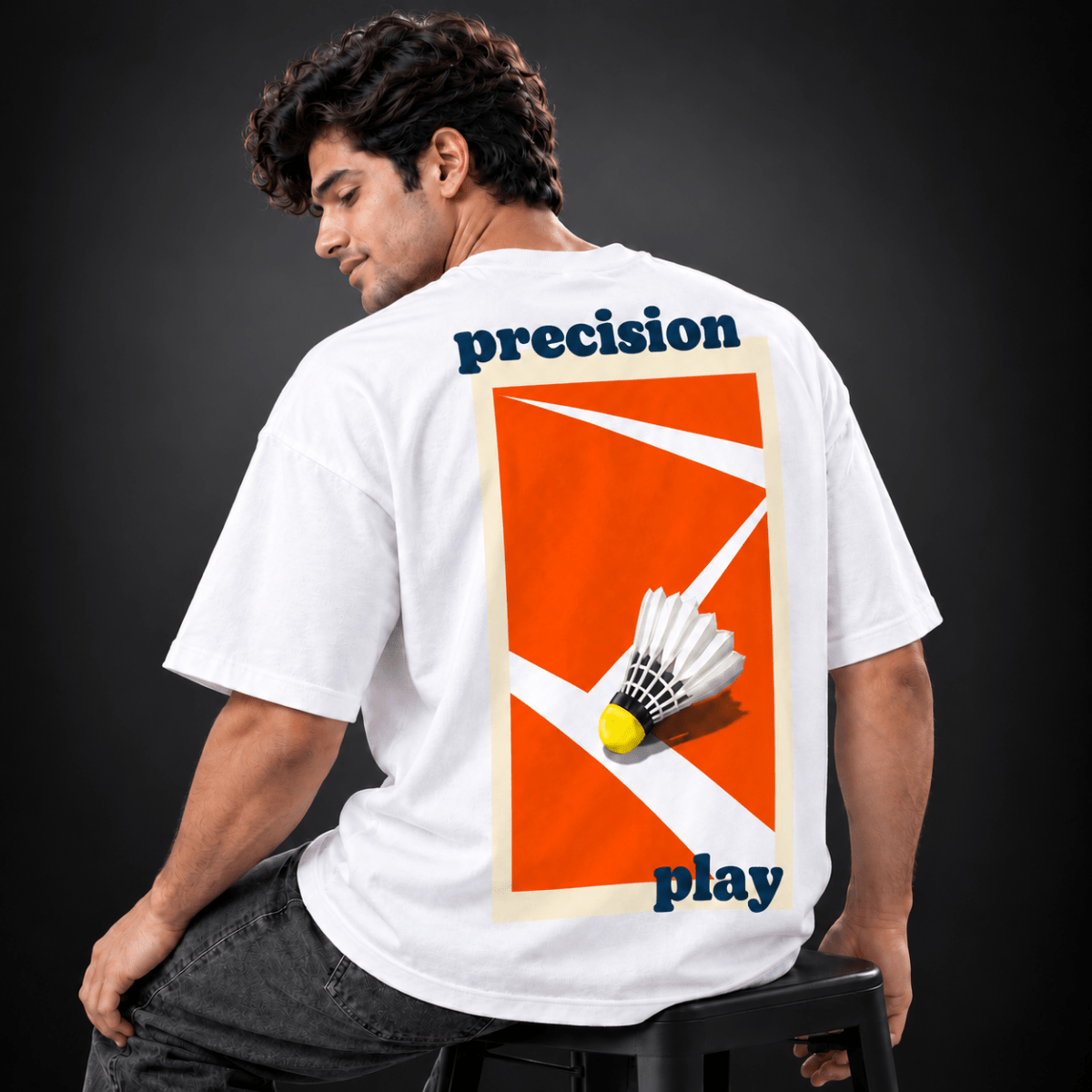 Precision Play: Oversized Badminton T-Shirt | Oversized | Arteeq