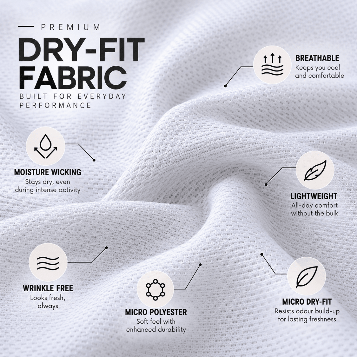 Court Focus: Dry-Fit Badminton T-Shirt | Dry-fit | Arteeq