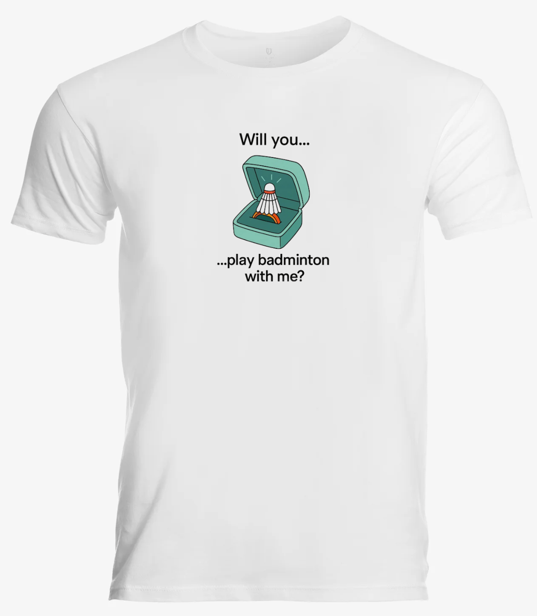 Play Badminton With Me Unisex Cotton T-shirt