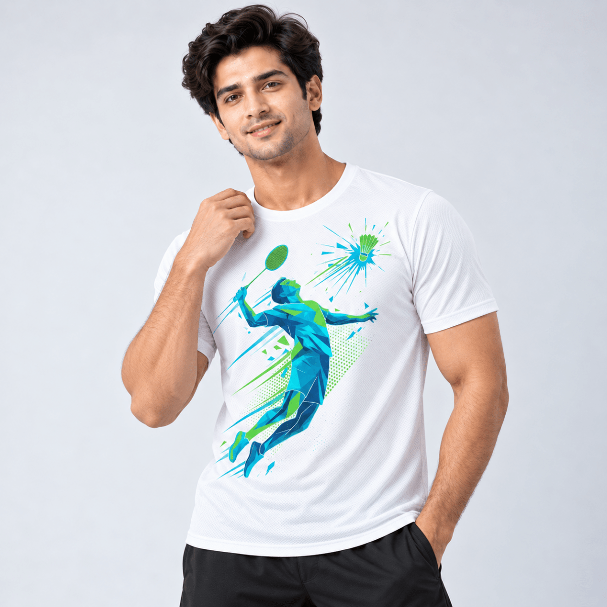 Aero Smash: Dry-fit Badminton T-Shirt | Dry-fit | Arteeq