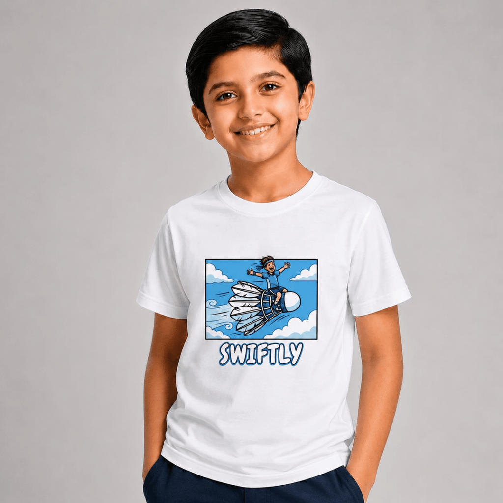 Swiftly: Cotton Badminton T-Shirt | Cotton | Arteeq