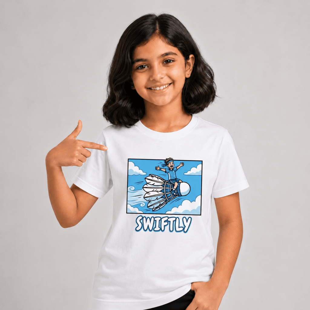 Swiftly: Cotton Badminton T-Shirt | Cotton | Arteeq