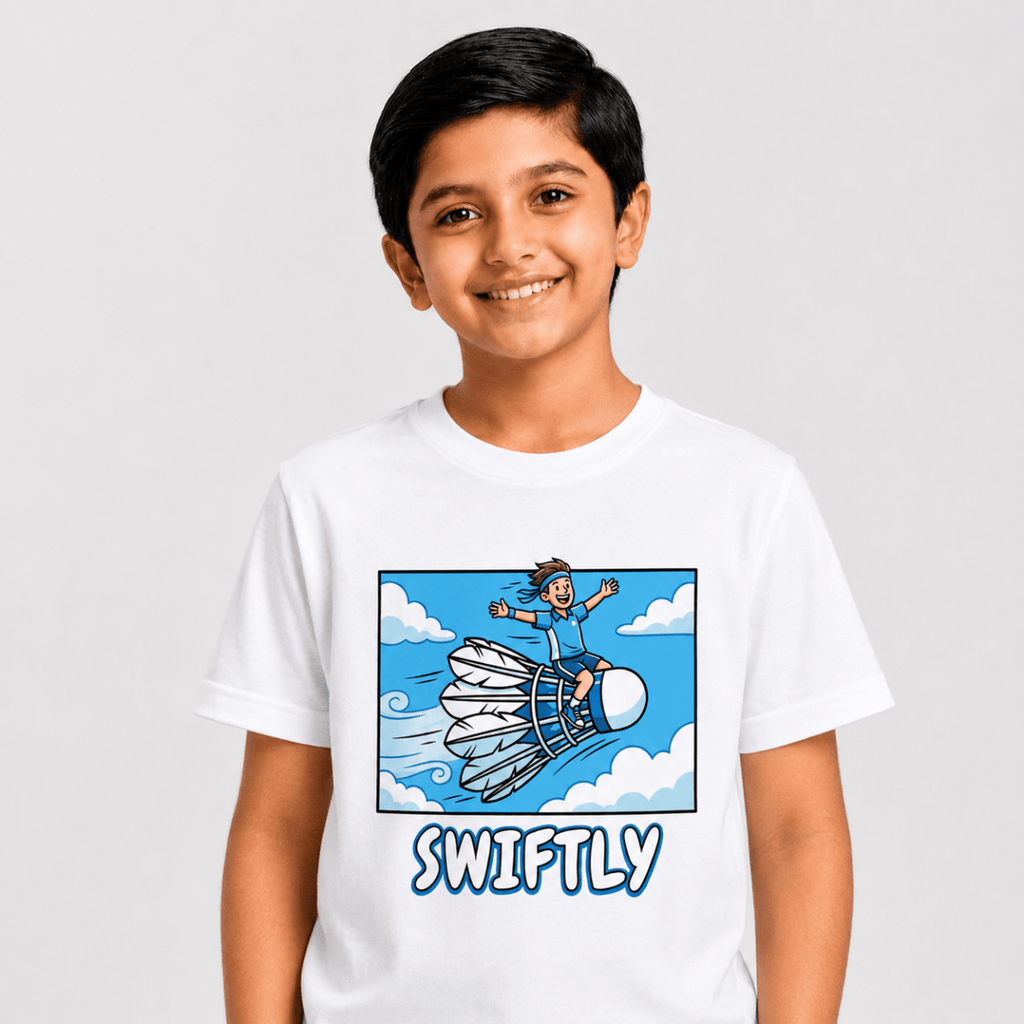 Swiftly: Cotton Badminton T-Shirt | Cotton | Arteeq