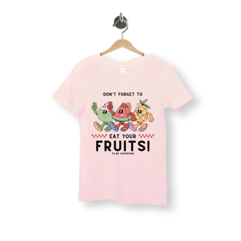 Fruits Comfy: Cotton Activewear T-Shirt