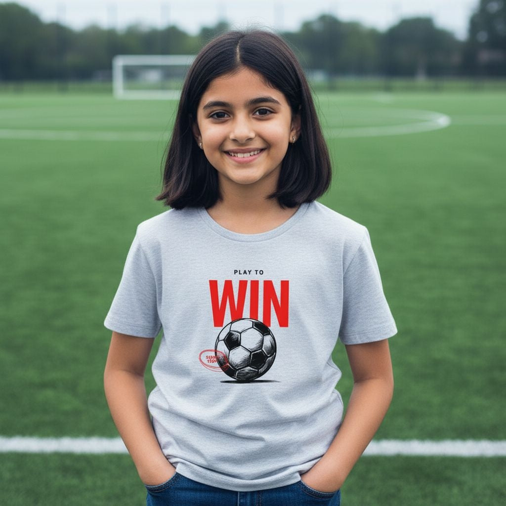 Winning Goal: Cotton Football T-Shirt