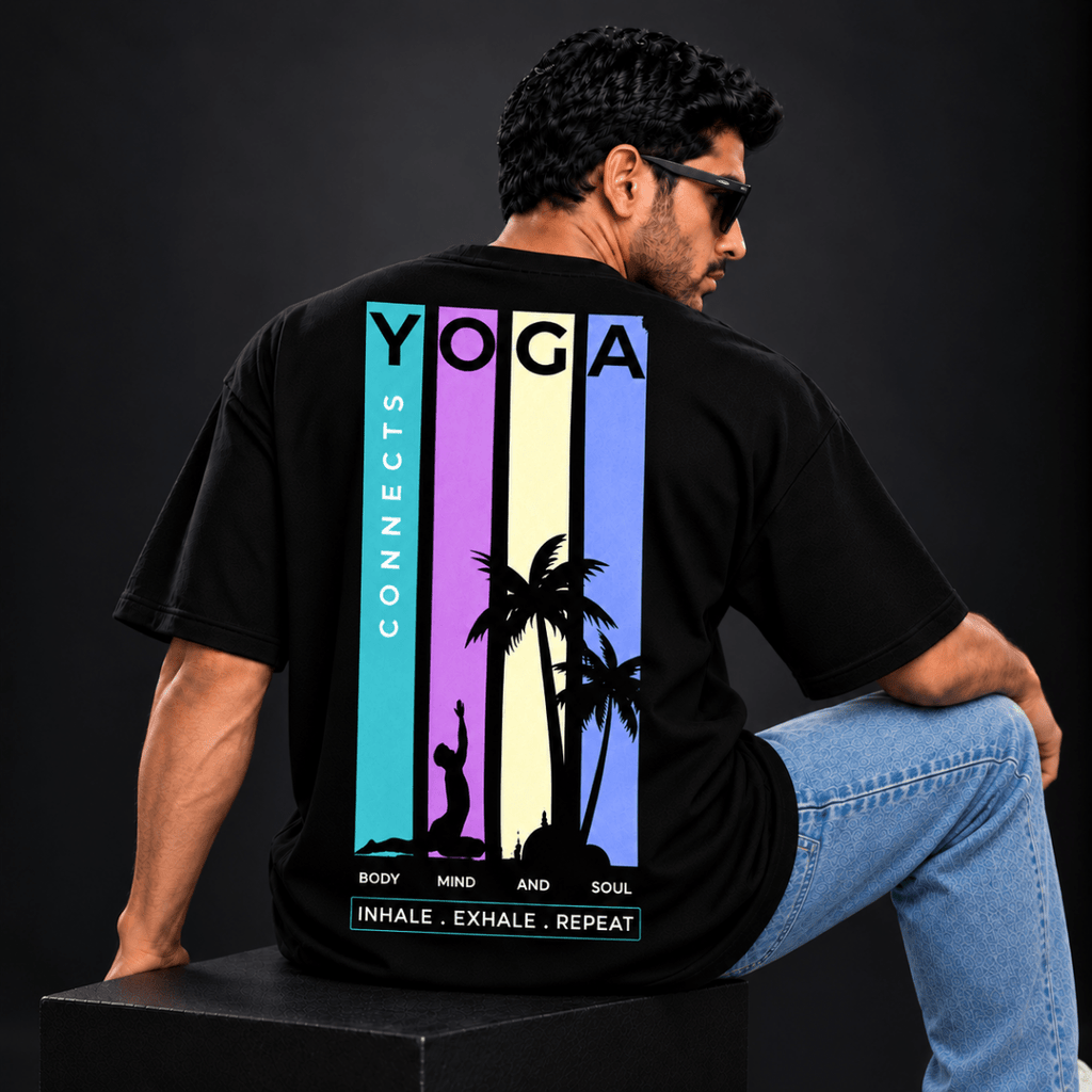 Inhale Exhale: Oversized Yoga T-Shirt | Oversized | Arteeq