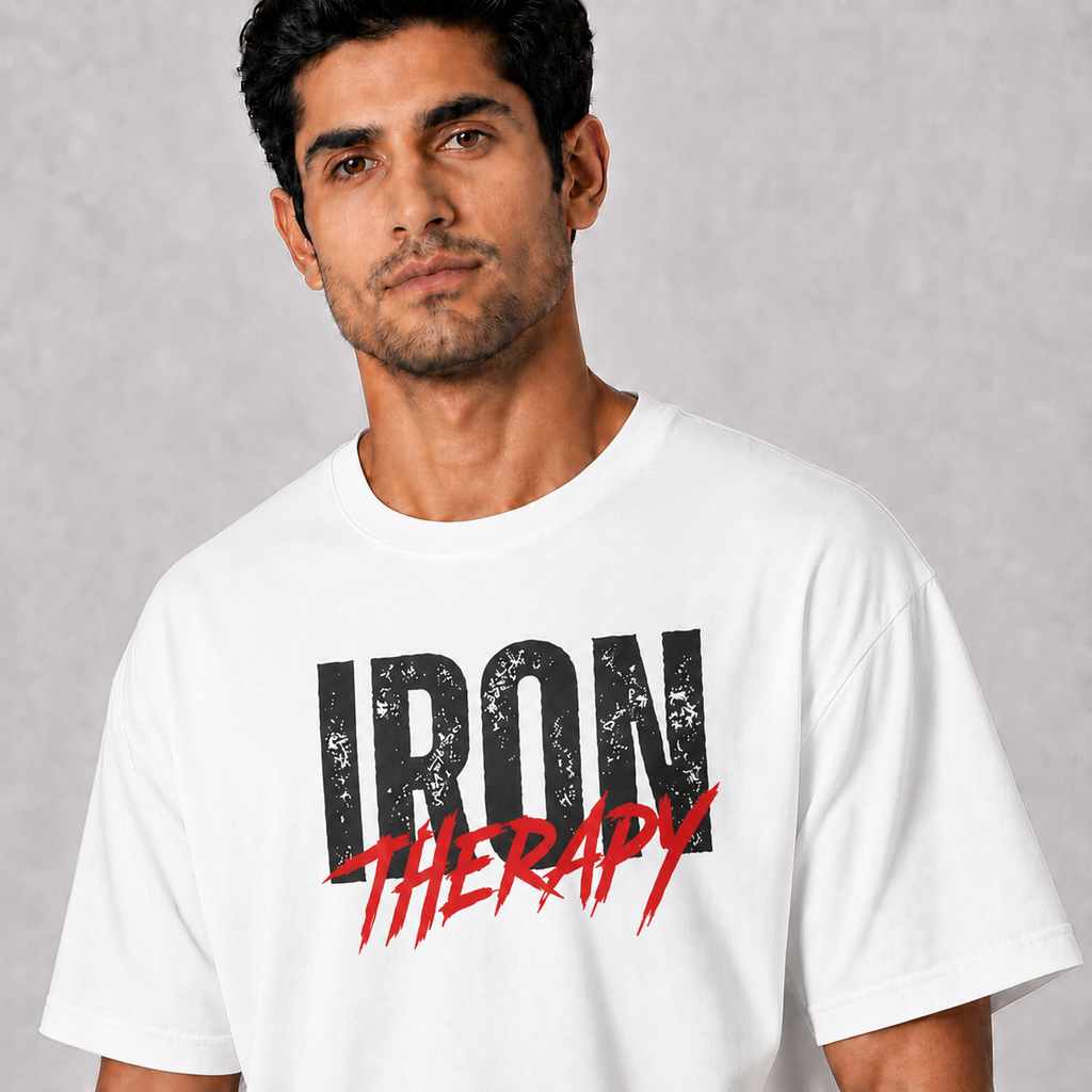 Iron Therapy: Oversized Gym T-Shirt