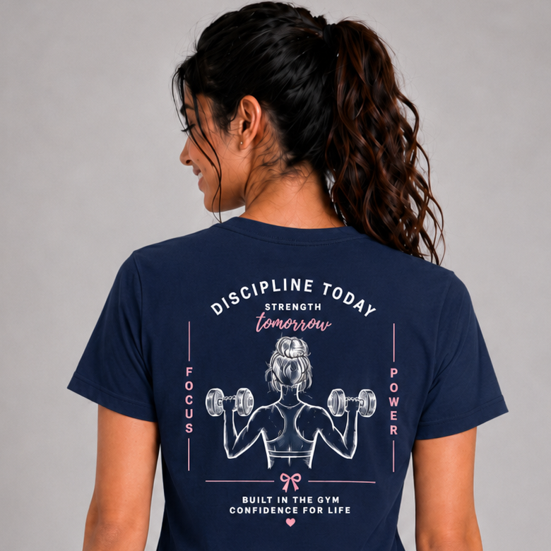Power Bloom: Cotton Gym T-Shirt