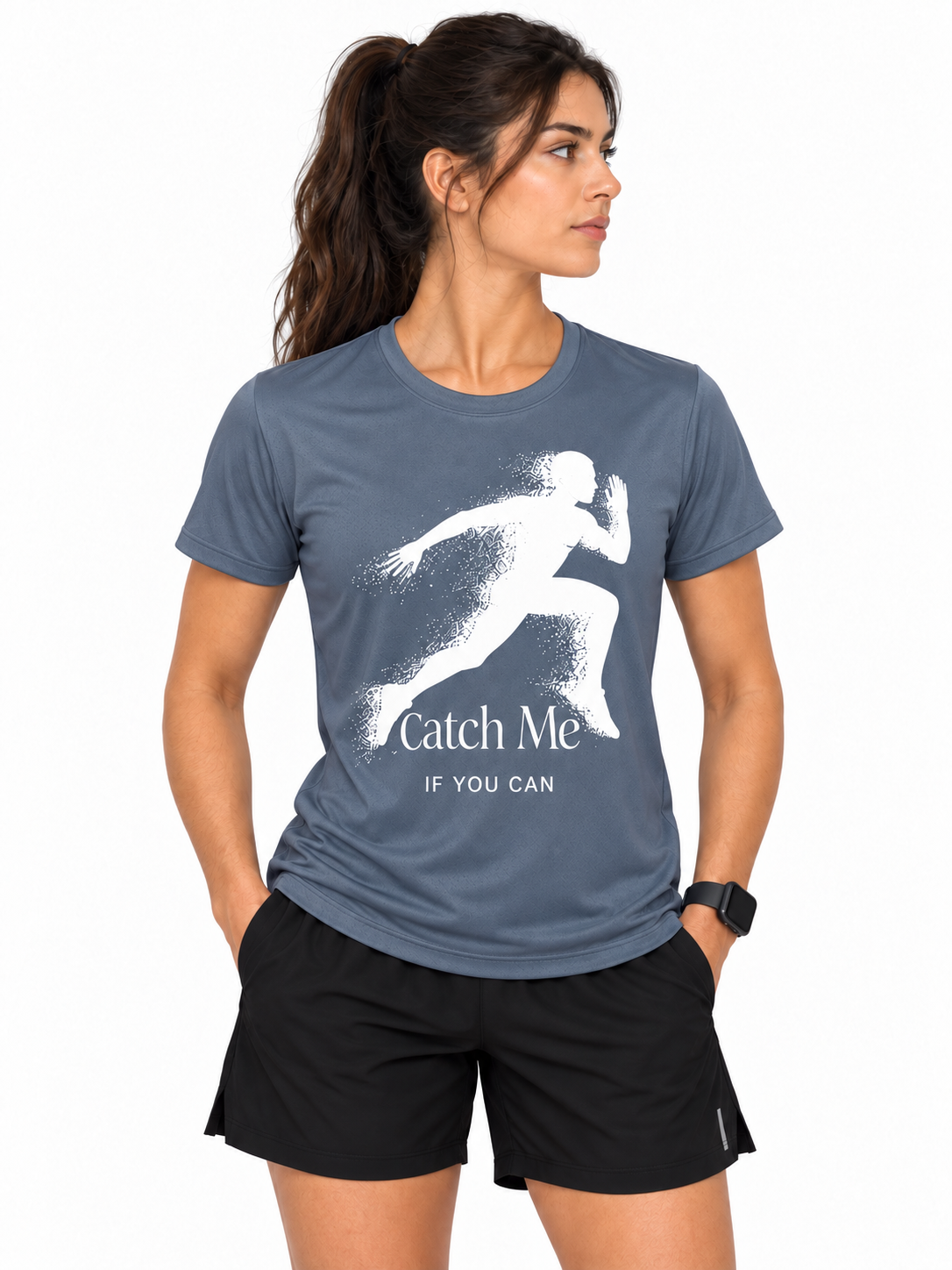 Catch Me If You Can: Dry-fit Running T-Shirt
