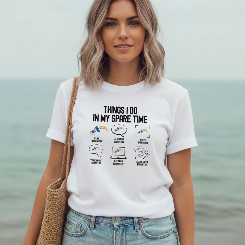 Spare Time Badminton Unisex Dryfit T-Shirt