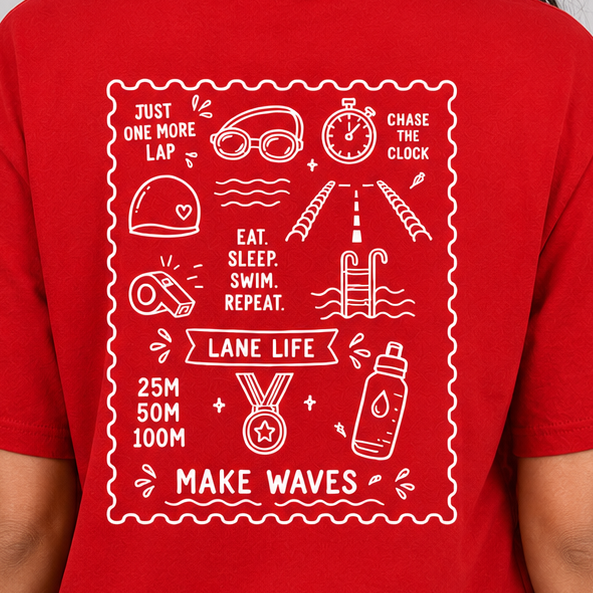Lane Life: Cotton Swimming T-Shirt