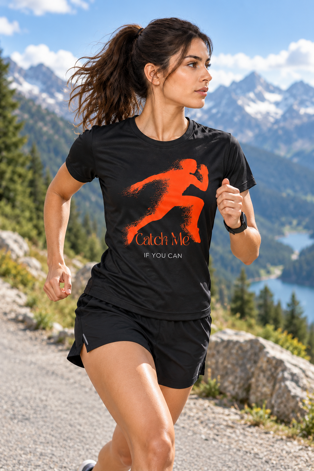 Catch Me If You Can: Dry-fit Running T-Shirt