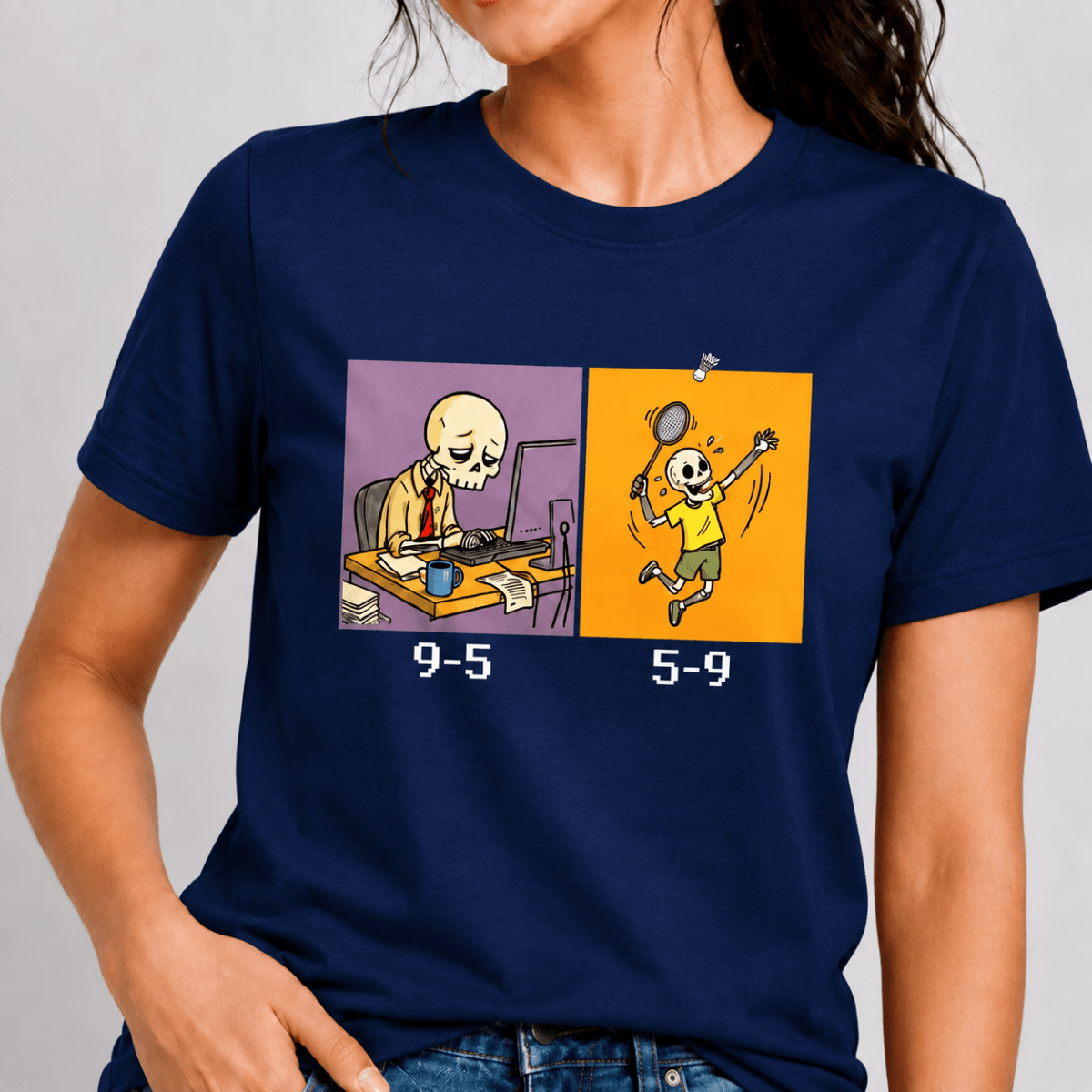 Escape Mode: Cotton Badminton T-Shirt | Cotton | Arteeq