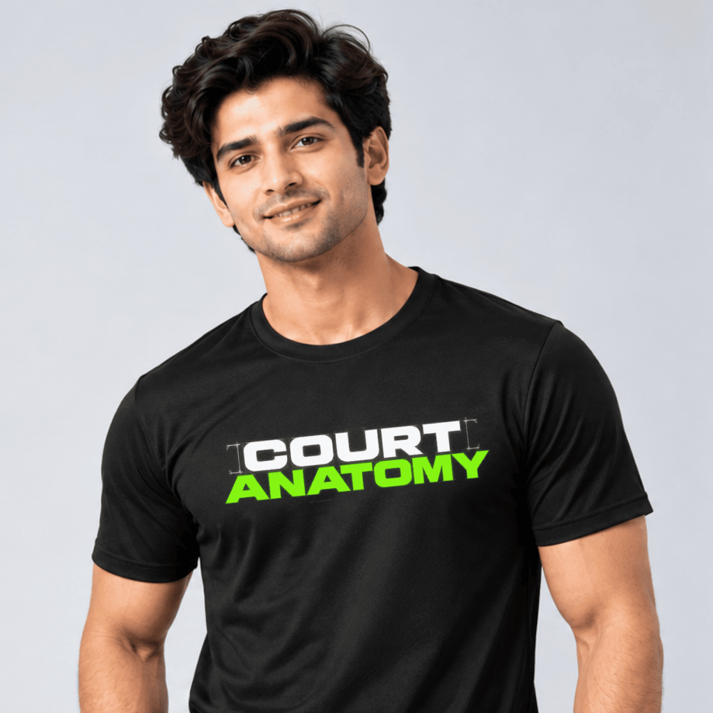 Court Anatomy: Dry-fit Badminton T-Shirt | Dry-fit | Arteeq