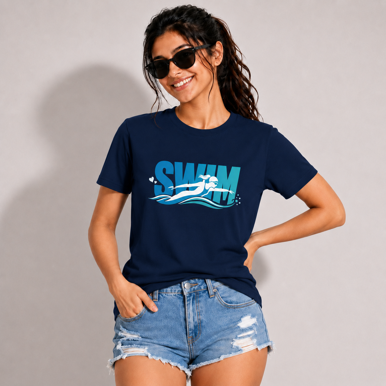 Flow Swim: Cotton Swimming T-Shirt