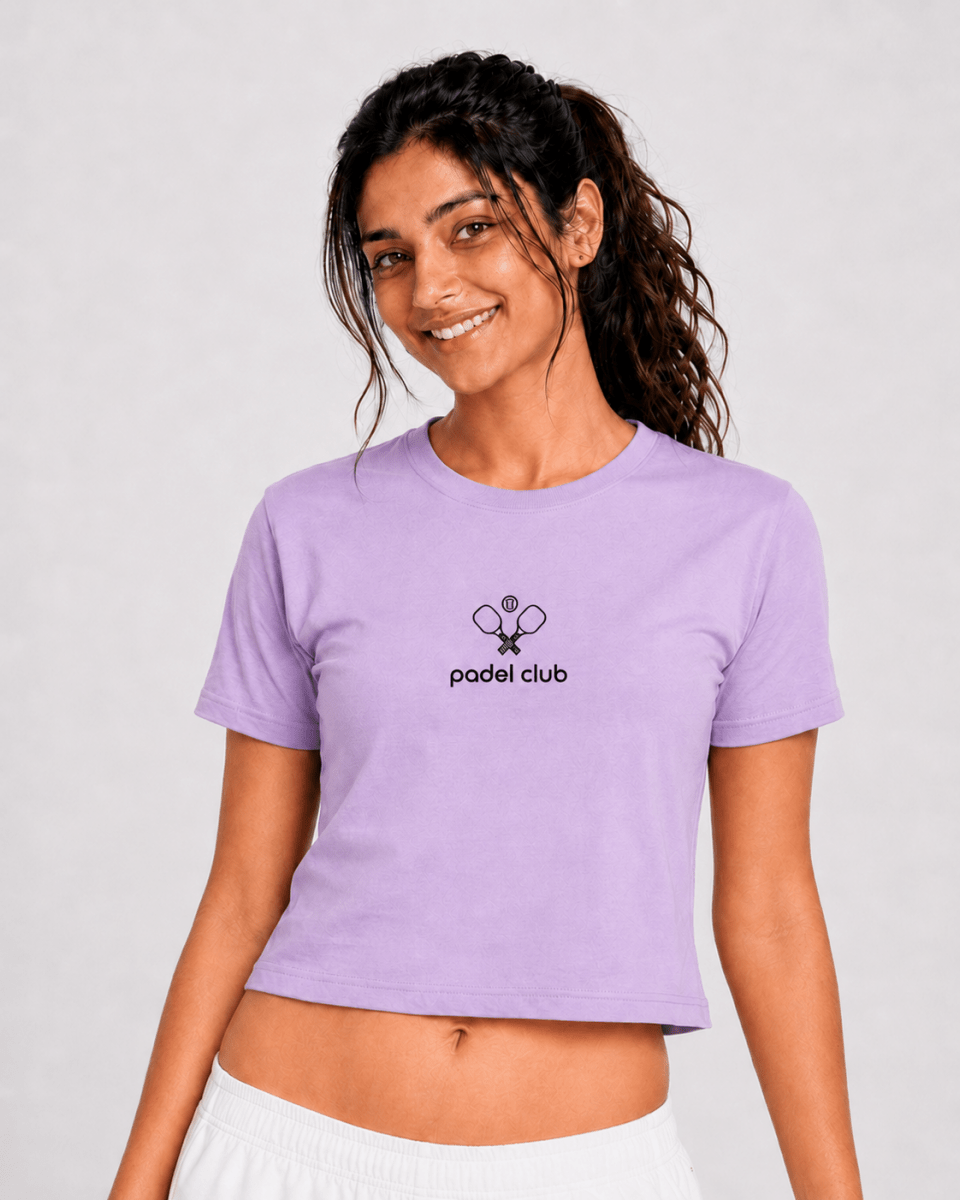 Paddle Club: Cotton Crop Pickle Ball T-Shirt | Cotton | Arteeq