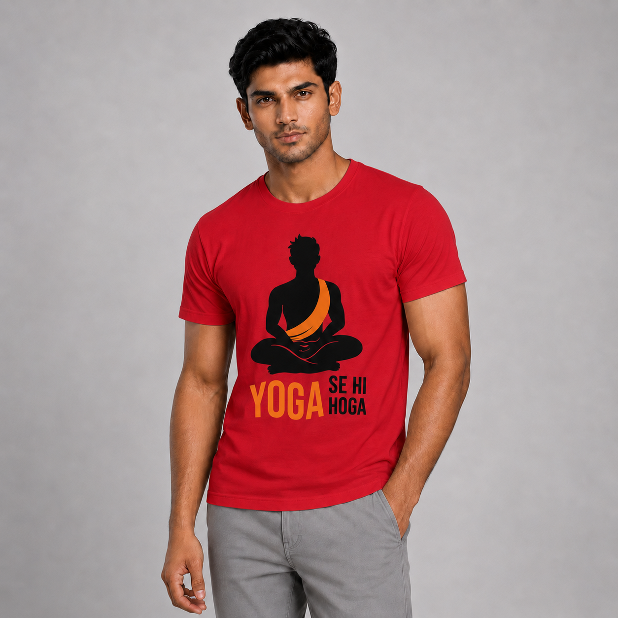 Yoga Se Hoga: Cotton Yoga T-Shirt