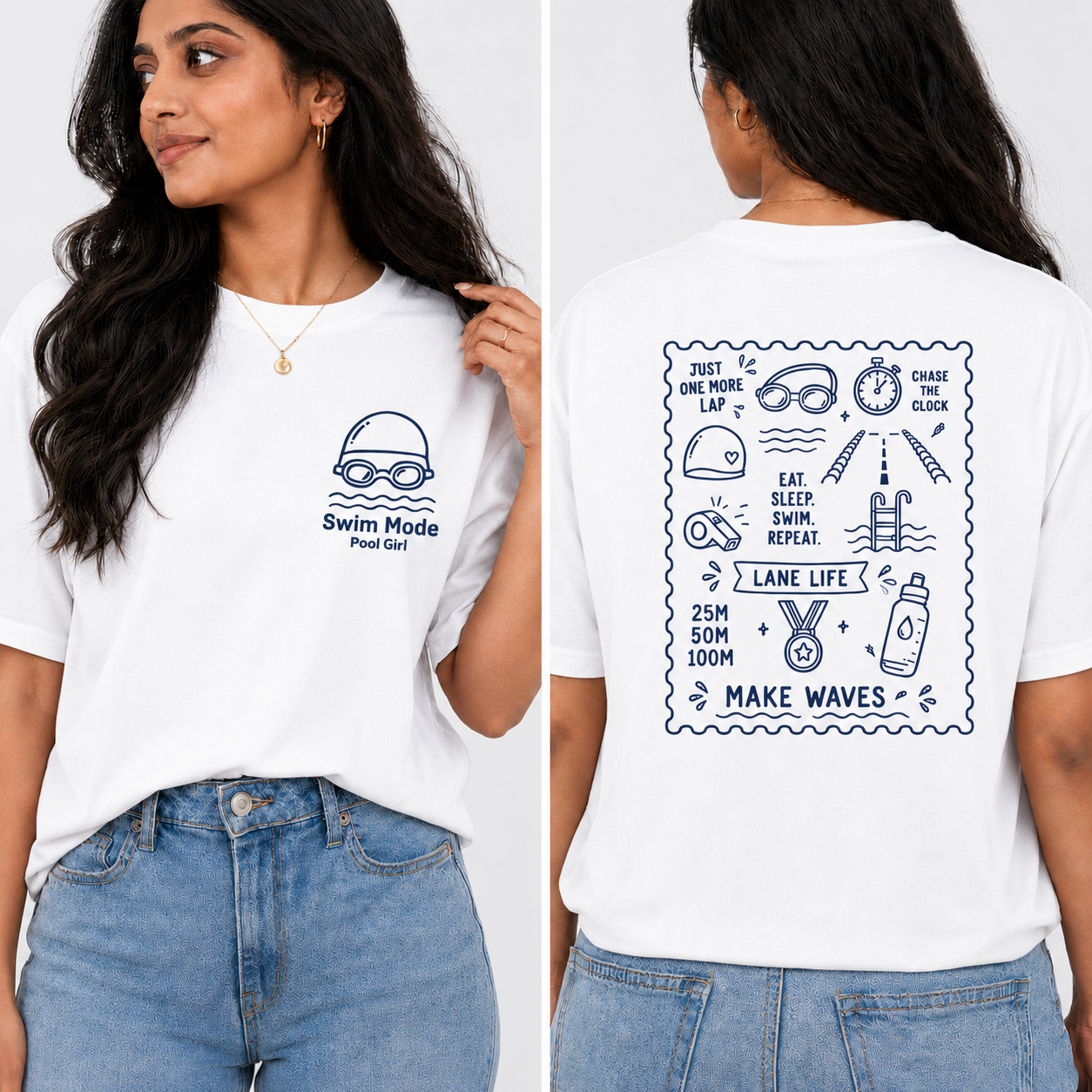 Lane Life: Cotton Swimming T-Shirt
