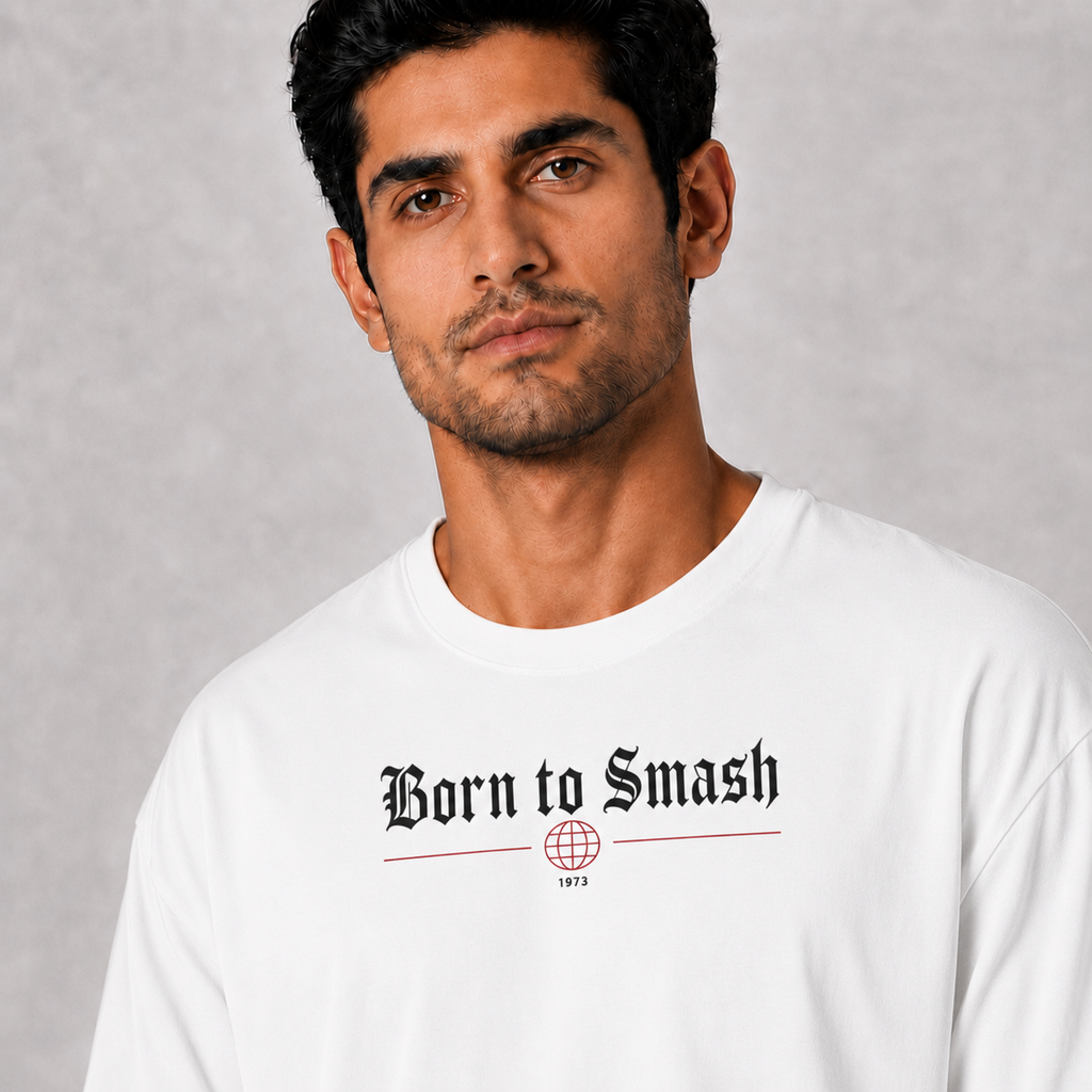Pain to Power: Oversized Badminton T-Shirt
