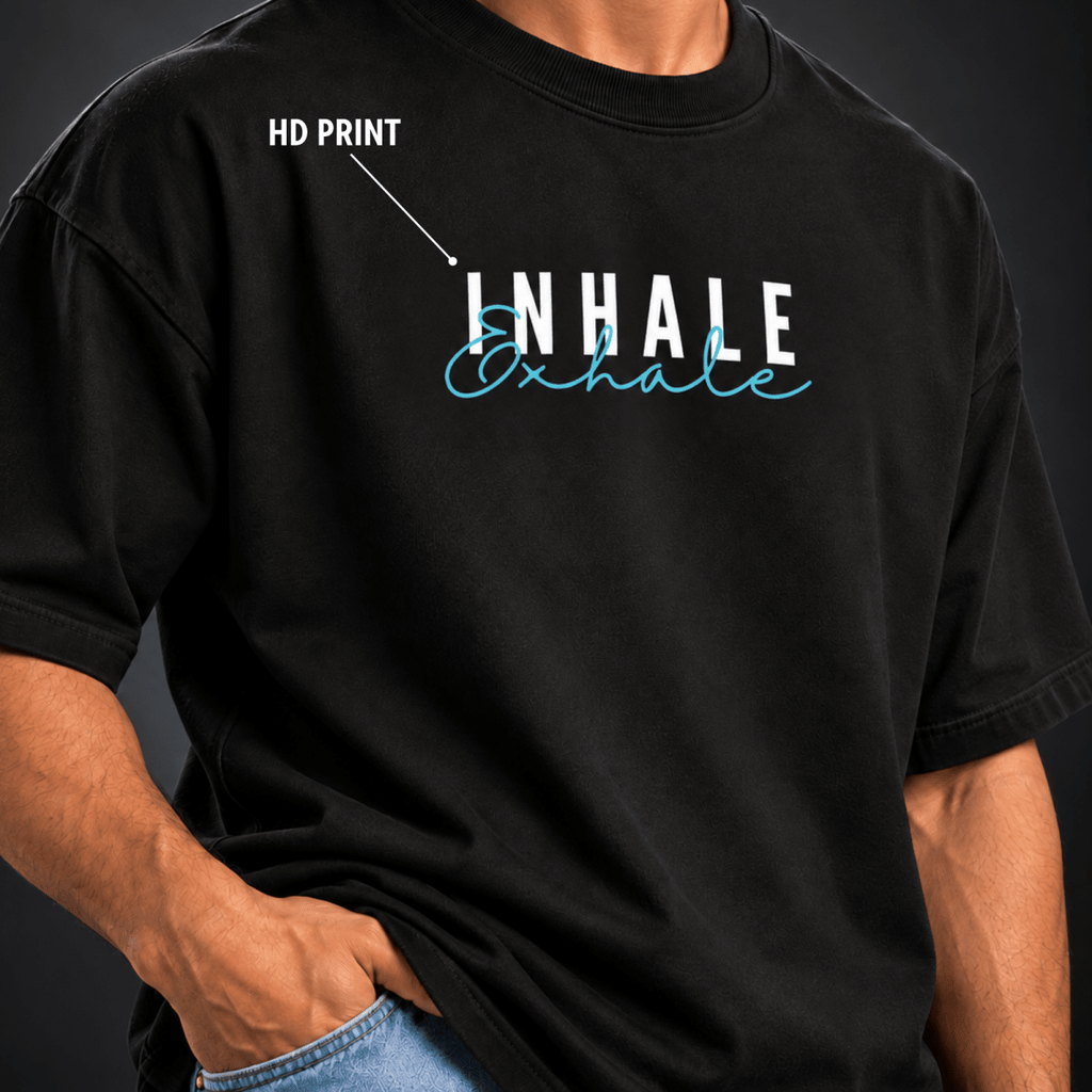 Inhale Exhale: Oversized Yoga T-Shirt | Oversized | Arteeq