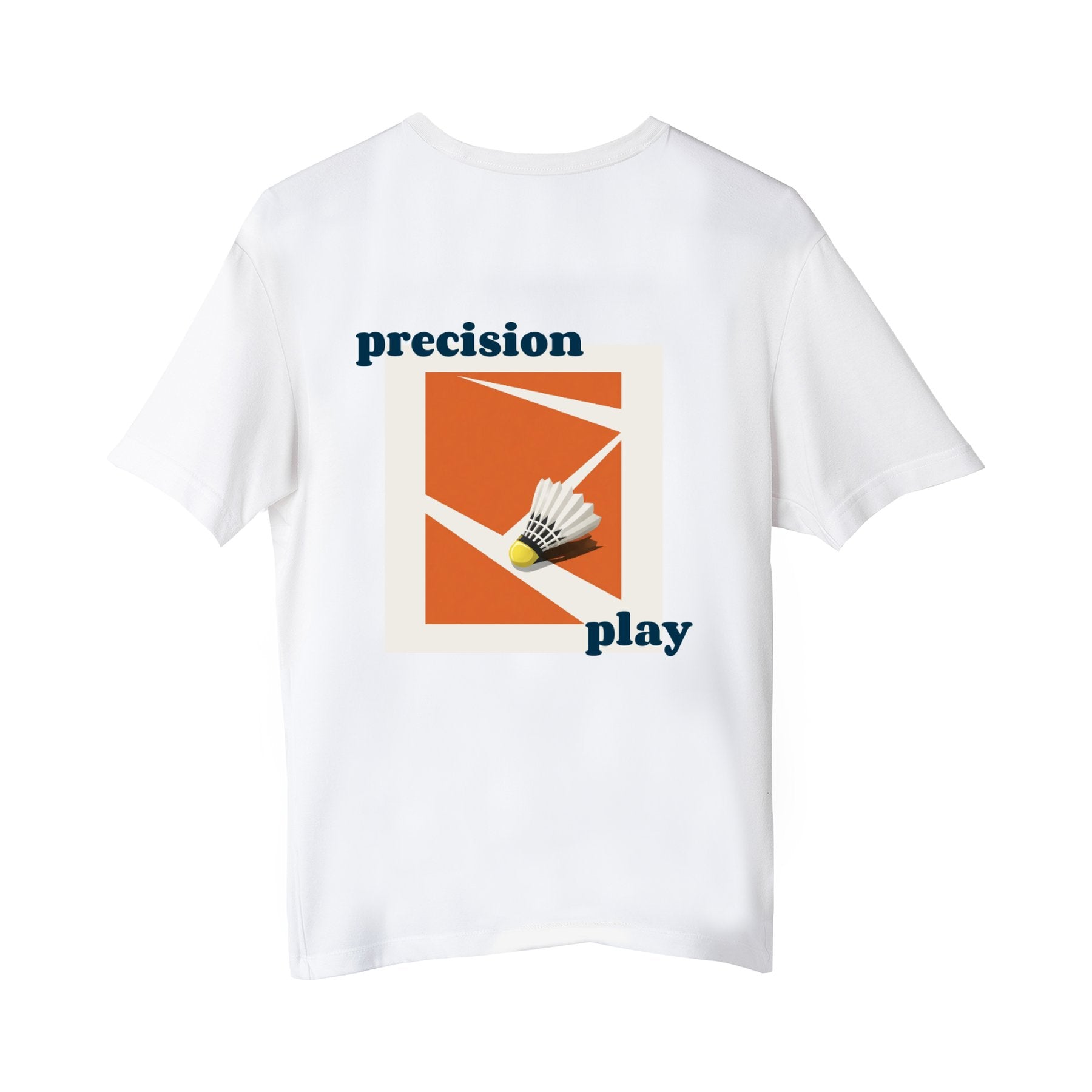 Precision Play: Oversized Badminton T-Shirt