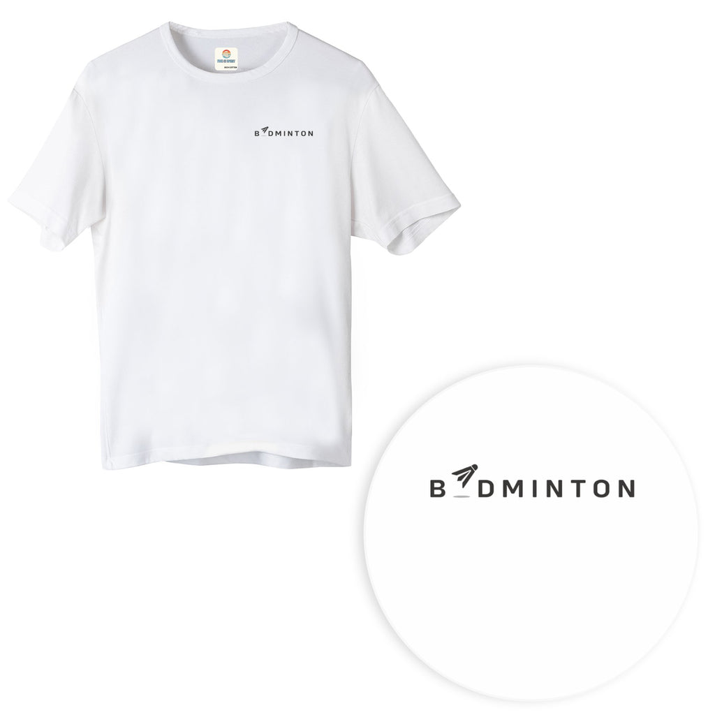 Precision Play: Oversized Badminton T-Shirt